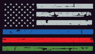 PoliceFireMilitaryFlag