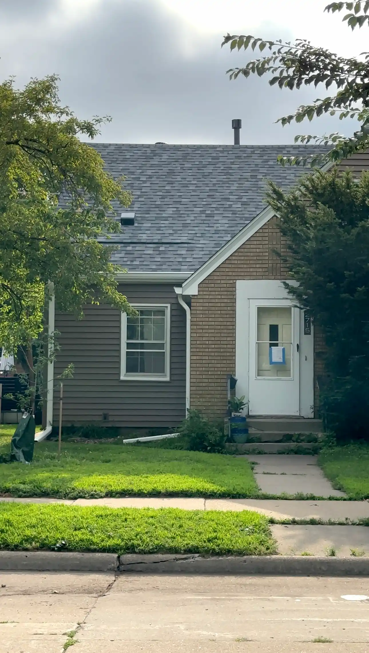 After siding replacement on residential home in Ham Lake Minnesota
